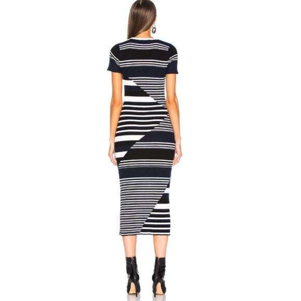 Equipment Femme Dewey Sweater Midi Dress Blue Stripe Womens Small Wool - Picture 3 of 12